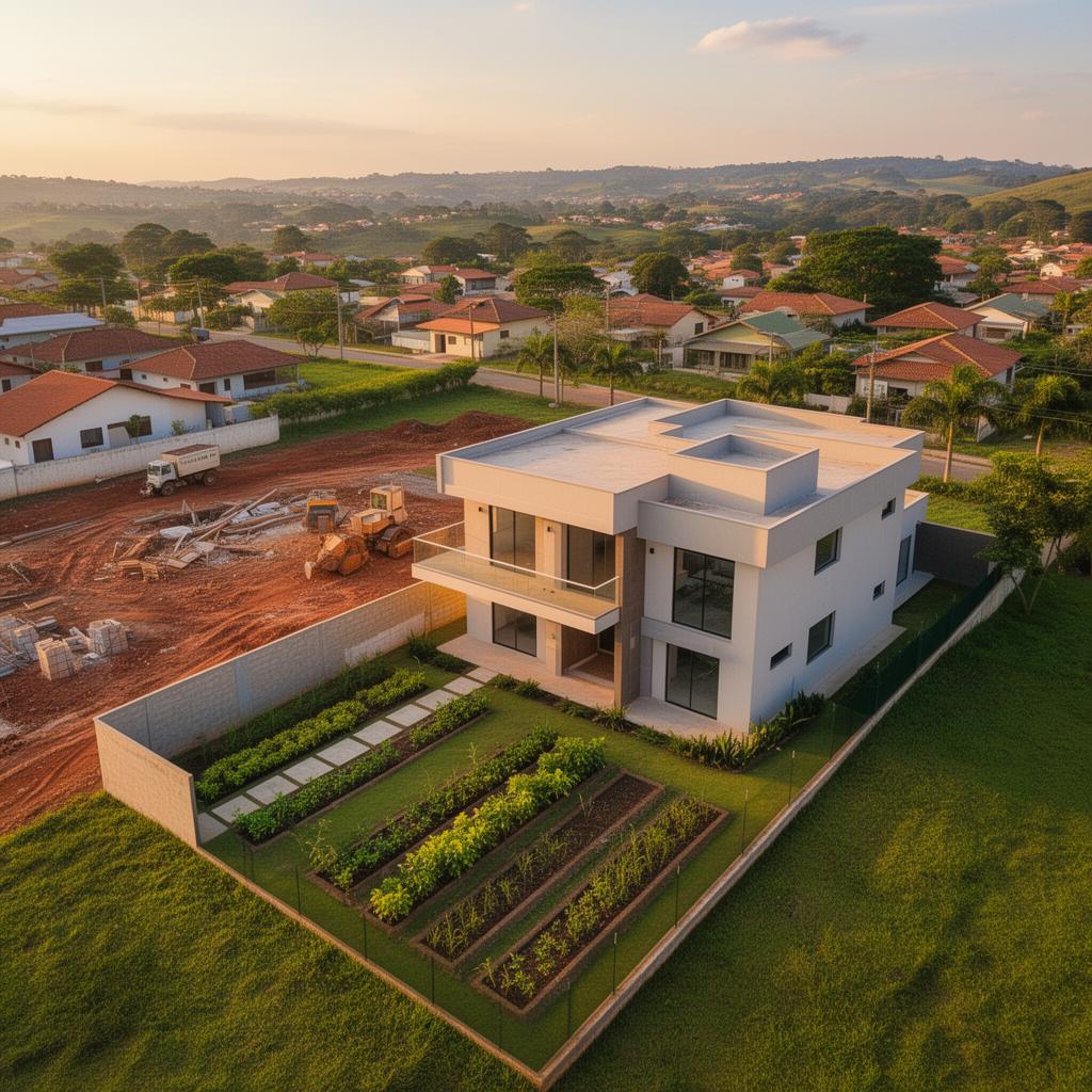 Casa própria construída por Eduardo Yamamoto